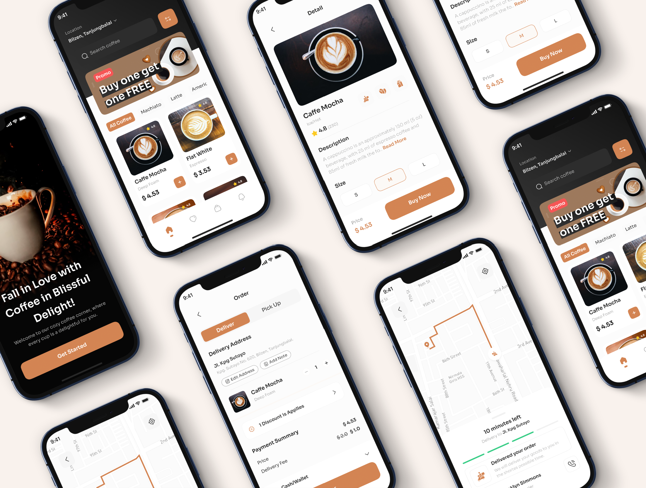 Modern e-commerce website interface with product showcase